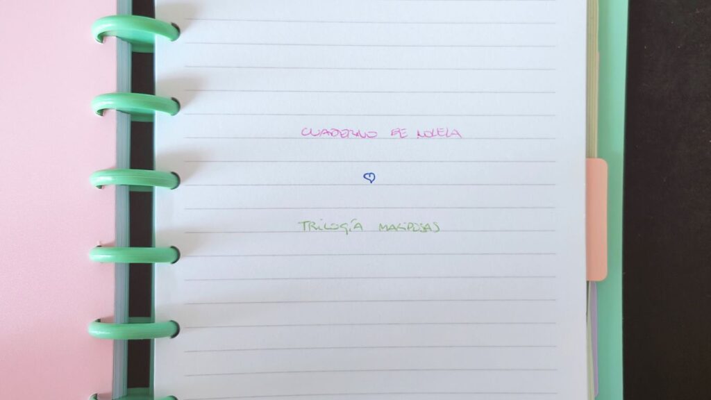 cuaderno de novela